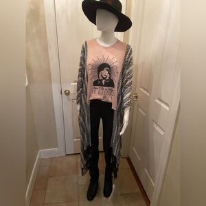 One-of-a-kind Custom Poncho Top starring Stevie Nicks